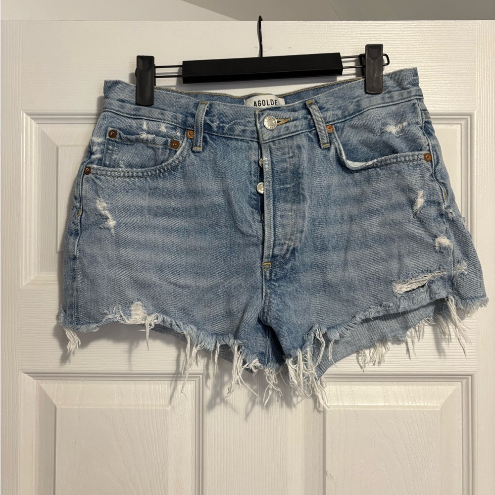AGOLDE Parker Denim Shorts